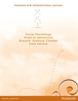 Køb Social Psychology: Goals in Interaction af Douglas Kenrick