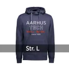 Aarhus Tech Hættetrøje Marine str. L Herre 636