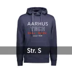 Aarhus Tech Hættetrøje Marine str. S Herre 636