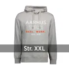 Aarhus Tech Hættetrøje Grå str. 2XL Herre 636