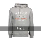 Aarhus Tech Hættetrøje Grå str. L Herre 636