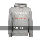 Aarhus Tech Hættetrøje Grå str. XL Herre 636